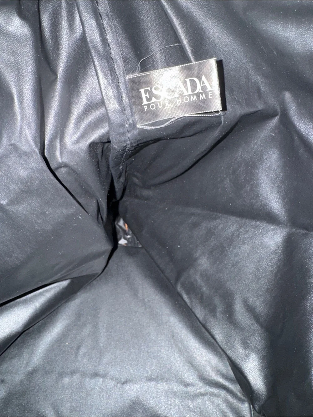Escada Black and Brown Duffel Bag